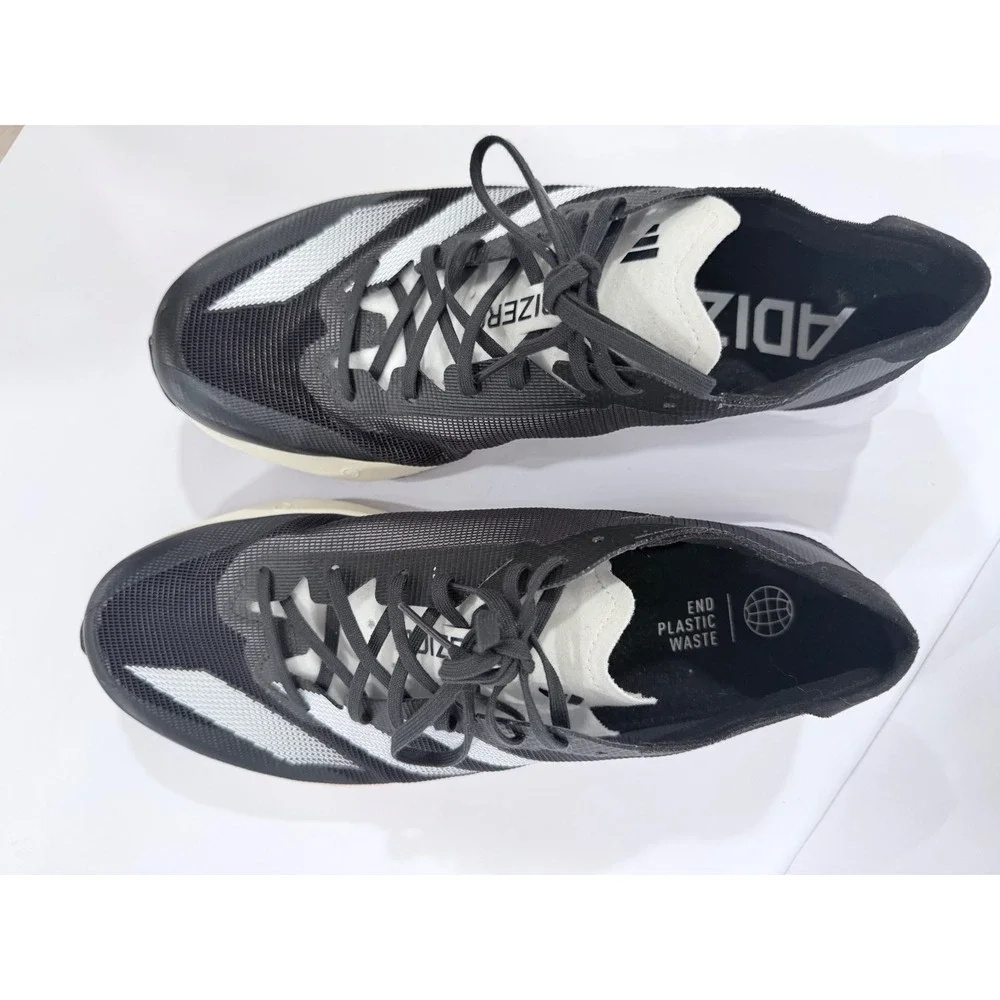 Adidas Adizero Adios Pro 3 Mens Running Shoes Black White GV7067 Size 9.5